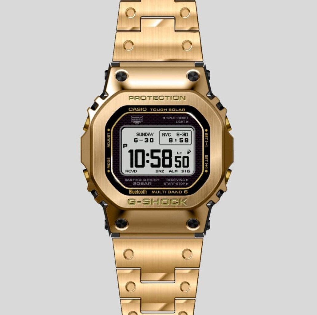 新世代フルメタル「GMW-BZ5000D」の黒金モデルは特別モデル！”CASIO