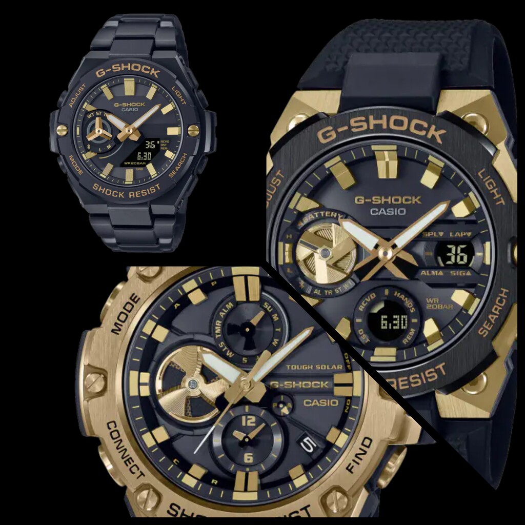 8月新モデルおさらい！その3。ゴールドとブラックを纏った3世代G-STEEL