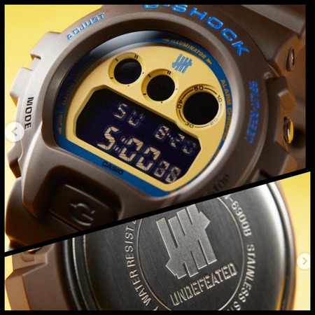 UNDEFEATED x G-SHOCK DW6900、正式発表！ブラウンカラーの外装に