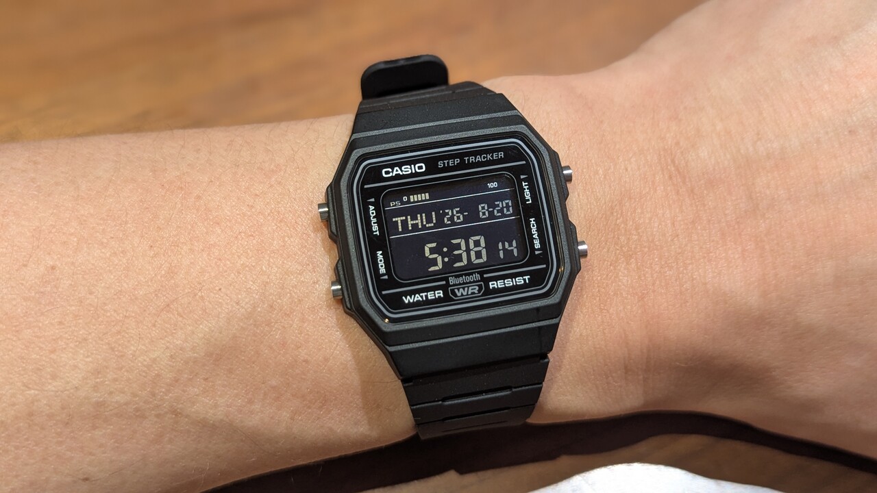 F-B100W】アスキーチャンネルに注目腕時計として登場！”私買いました
