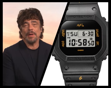 ハリウッドスター、ベニチオ・デル・トロ氏が”G-SHOCK x J Balvin”コラボG-SHOCKを着用！ : great G-SHOCK