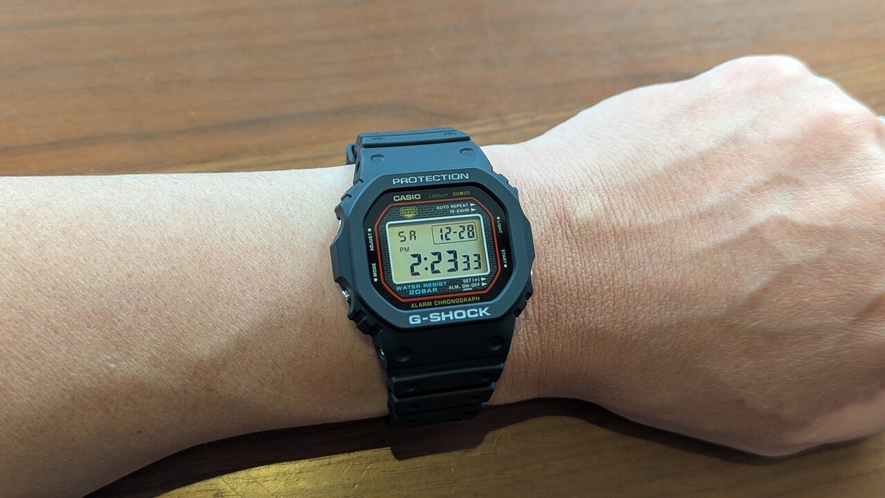 2018年発売のフルメタル「GMW-B5000D」が”オリジンブーム”で再