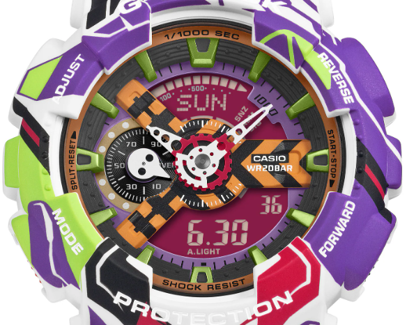 G-SHOCK GA-110 限定　エヴァンゲリオンモデル CASIO G-SHOCK x EVANGELION GA-110EV-6AJR Purple EVA Unit 01