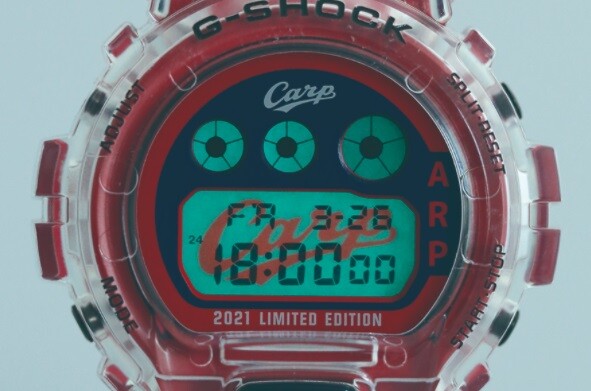 2,000限定！広島カープ × G-SHOCK 2021年モデル登場！1/30発売、価格