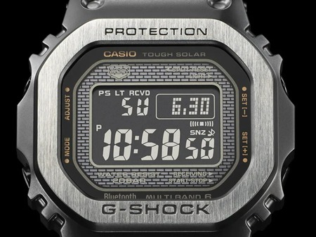 G-SHOCK GMW-B5000MB-1JF 稼働美品　フルメタルマット Gショック】フルメタル / マルチフィニッシュドブラック / GMW