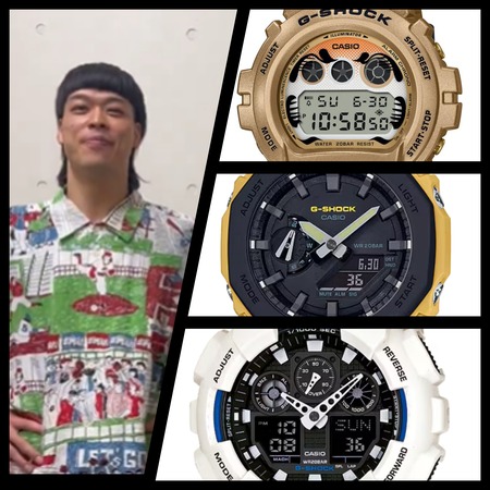 バッテリィズのエースさん愛用　カシオ G-SHOCK ダルマ M-1グランプリ最終決戦進出の「バッテリィズ」のエースさんはG-SHOCK
