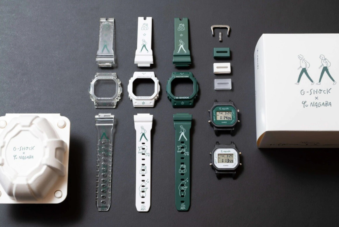 CASIO G-SHOCK × YU NAGABA 長場雄 DWE-5610 長場 雄のイラストが外遊びキブンを高める、コラボG-SHOCK登場
