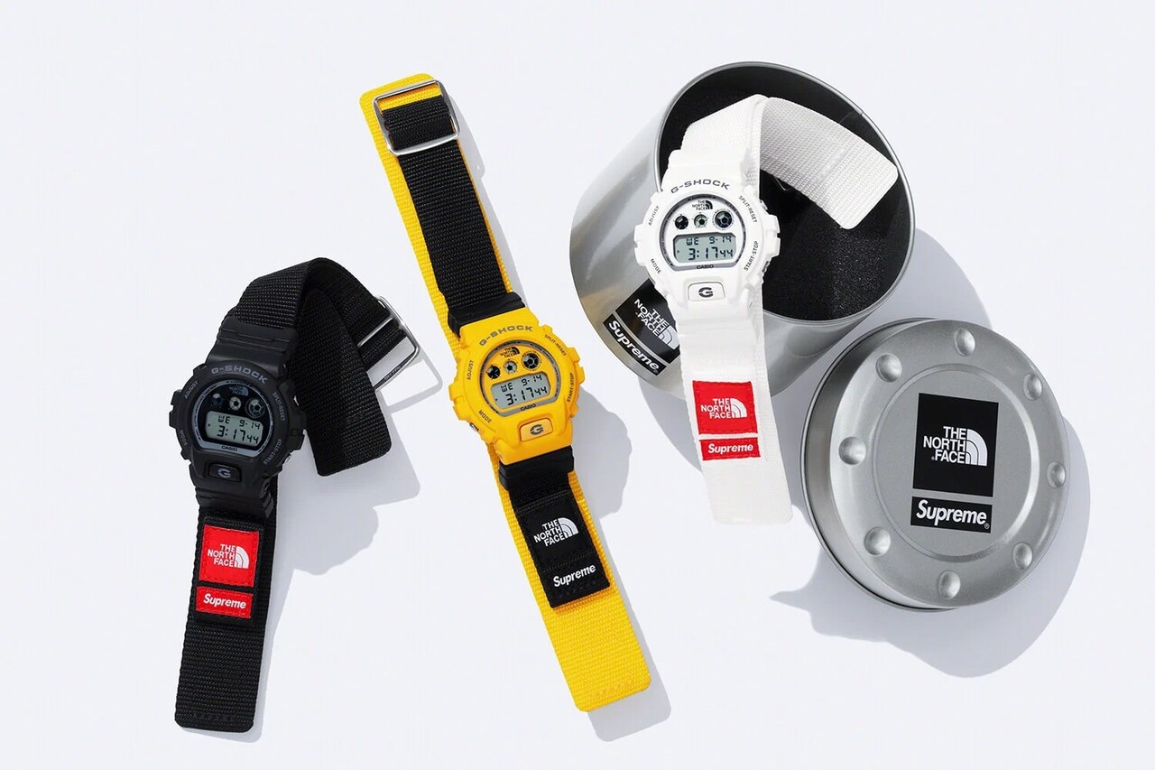 Supreme × THE NORTH FACE × G-SHOCK は発売即完売！ヤフオクに多数