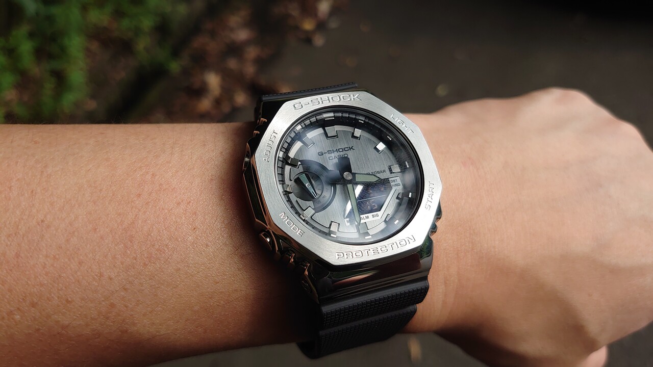 アウトレット G-SHOCK GM-2100-1AJF メンズ 腕時計 アナデジ ブラック メタル Gショック ジーショック 国内正規品 