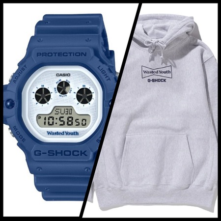 Wasted youth × G-SHOCK フーディ