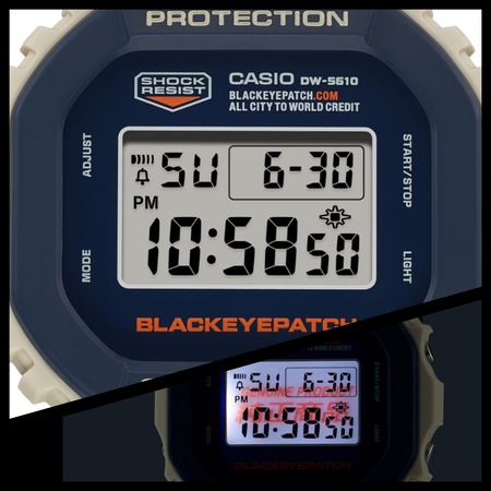 7月新作！BlackEyePatch コラボ最新「DW-5610BEP-2JR」発表