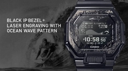 カシオG-SHOCK GBX-100KI-1JR 五十嵐カノアモデル　黒 G-SHOCKから五十嵐カノアの第2弾シグネチャーモデル、実際に乗っ