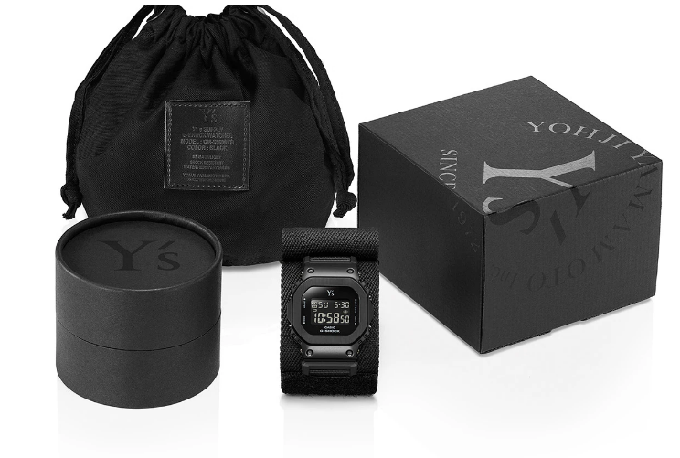 ヨウジヤマモト”Y's x G-SHOCK”GM-S5600YS-1発表！3/20 12時より