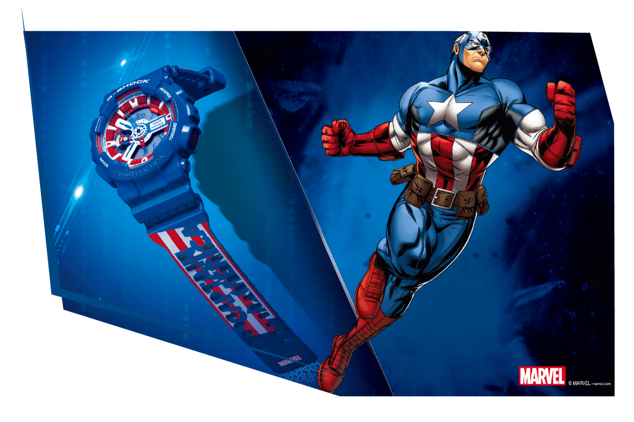 中国でアベンジャーズのコラボG-SHOCKが登場!ベースはGA-110と 中国でアベンジャーズのコラボG-SHOCKが登場!ベースはGA-110と