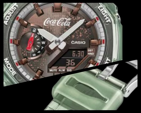コカ・コ―ラコラボ「GA-2100CC-3AJR」、カシオオンラインの抽選申込は5
