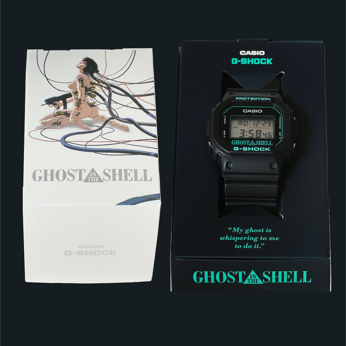 攻殻機動隊展　G-SHOCK GHOST IN THE SHELL 攻殻機動隊』コラボG-SHOCK発表！あの草薙少佐が