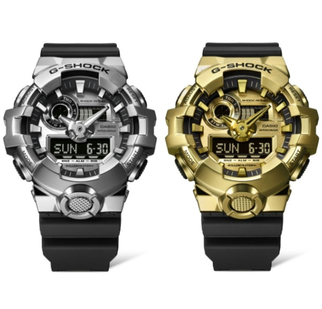 美品 G-SHOCK GM-700 シルバー 新作G-SHOCK「GM-700」が9月に登場、ビッグケース「GA-700」の