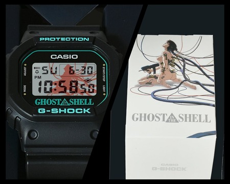 攻殻機動隊 G-SHOCK DW-5600 CASIO G-SHOCK DW-5600 Ghost in the Shell Collaboration Motoko