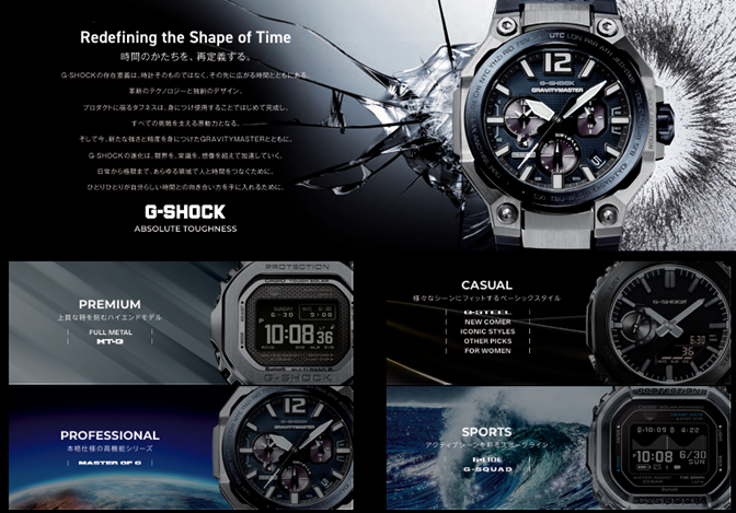 Ｇ-ＳＨＯＣＫのカタログ G-SHOCKカタログ】公式サイトに最新のカタログが登場！表紙はGWR-B3000