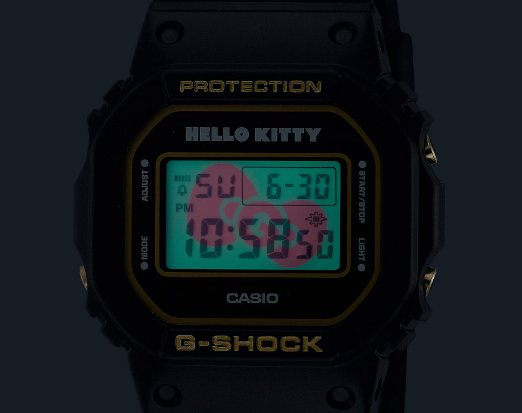 ハローキティ」50周年×カシオ時計事業50周年コラボG-SHOCK「DW ハローキティ」50周年×カシオ時計事業50周年コラボG-SHOCK「DW