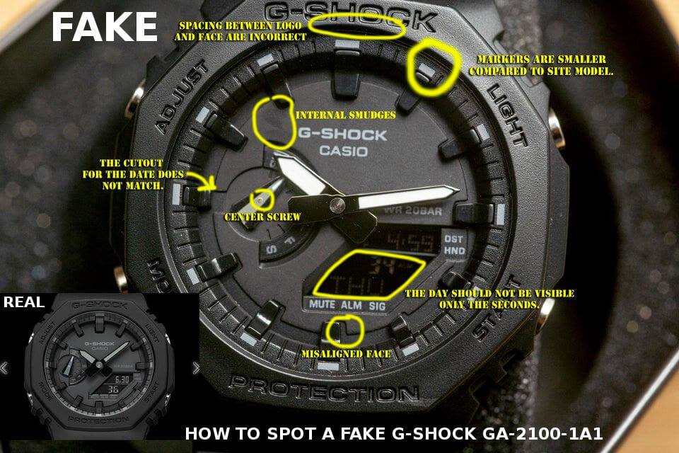 注意 カシオークの偽物出現 Great G Shock World 注意 カシオークの偽物出現 Great G Shock World
