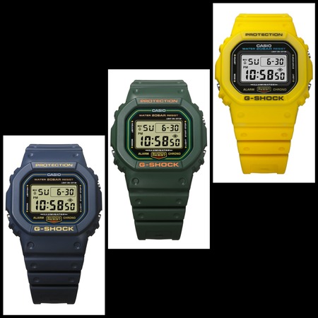 G-SHOCK DW-5600 復刻版 明日発売！5600シリーズ初期モデルの復刻！「DWE-5600R-9JR