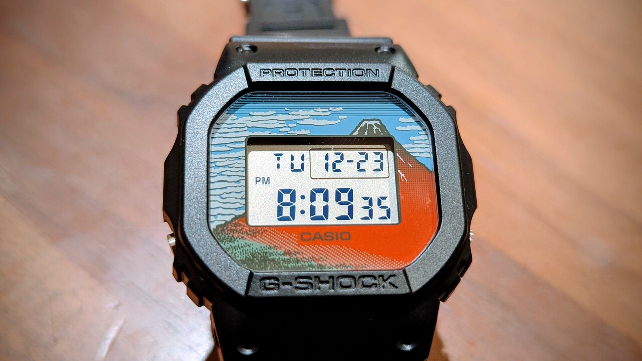 あの狂乱再び！北斎G-SHOCK第2弾が1月登場！ベースは「DW-5600UE