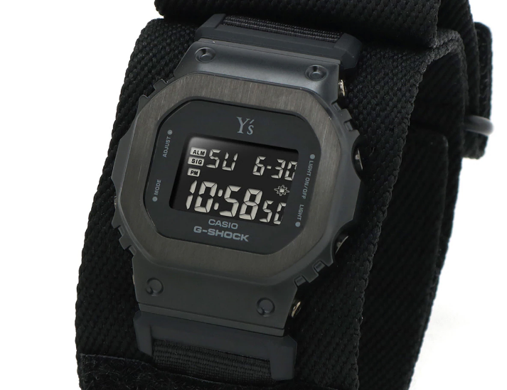 ヨウジヤマモト”Y's x G-SHOCK”GM-S5600YS-1発表！3/20 12時より