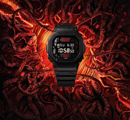 新品 G-SHOCK ストレンジャー・シングス DW-5600STT-1JR ストレンジャー・シングス”コラボ「DW-5600STT-1JR」が少量再入荷
