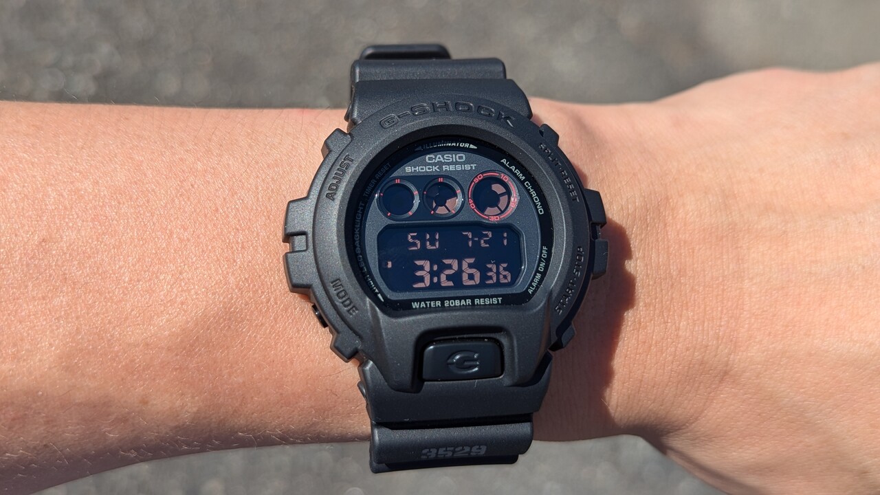 【超レアモデル美品】G-SHOCK DW-6900MM 鮮やかなブルー／反転液晶 ORIGIN(G-SHOCK) G-SHOCK ORIGIN 6900シリーズ30周年記念モデル