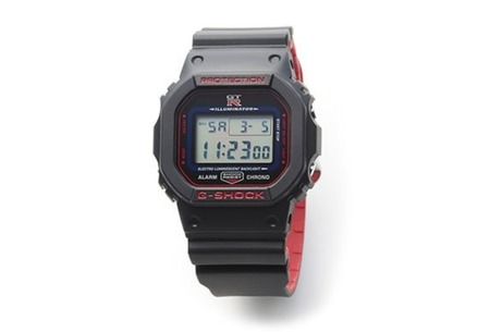 NISSAN GT-R × G-SHOCK!ベースはDW-5600、普通液晶でバック NISSAN GT-R × G-SHOCK!ベースはDW-5600、普通液晶でバック