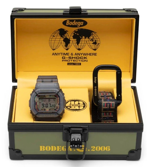 G-SHOCK40周年記念モデル「Bodega x G-SHOCK」。米国ボストン発  