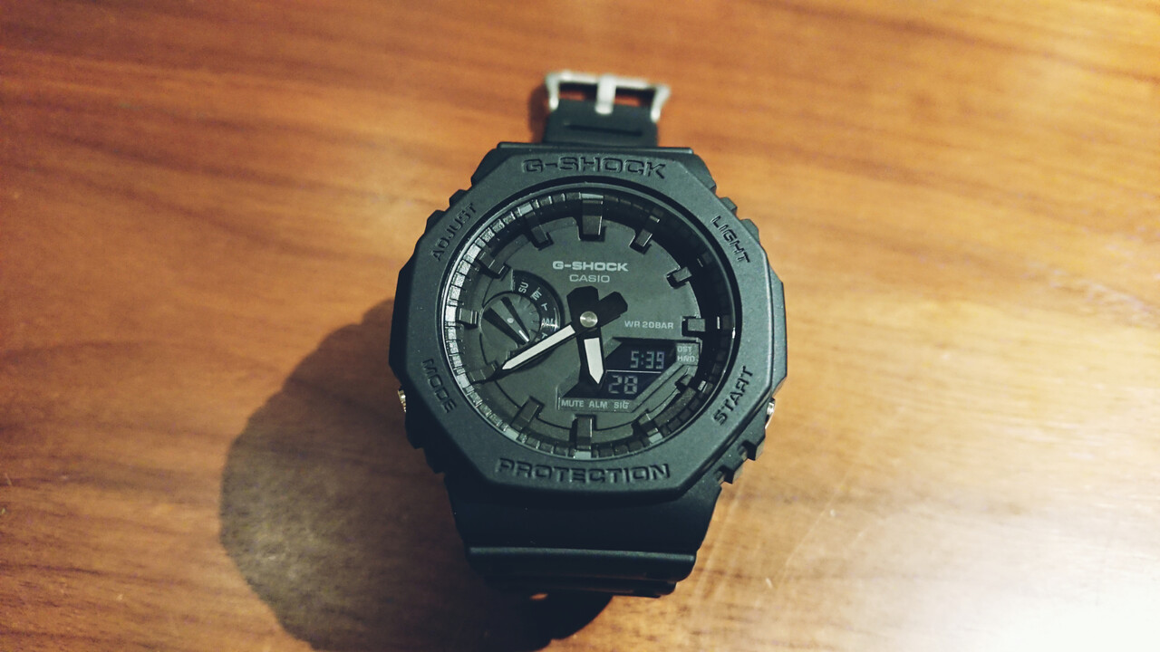 G-SHOCK GA-2100-1A1JF オールブラック-