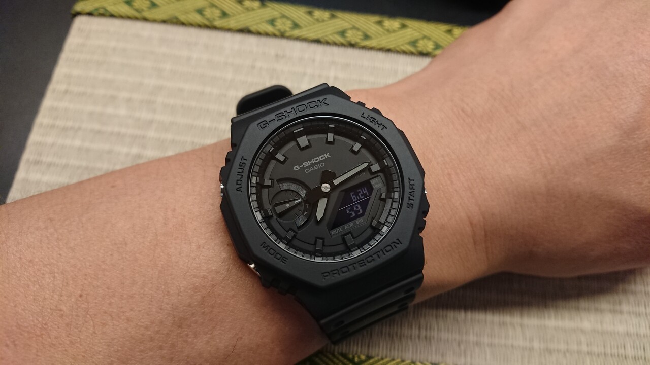 本気レビュー「GA-2100-1A1JF」 : great G-SHOCK world