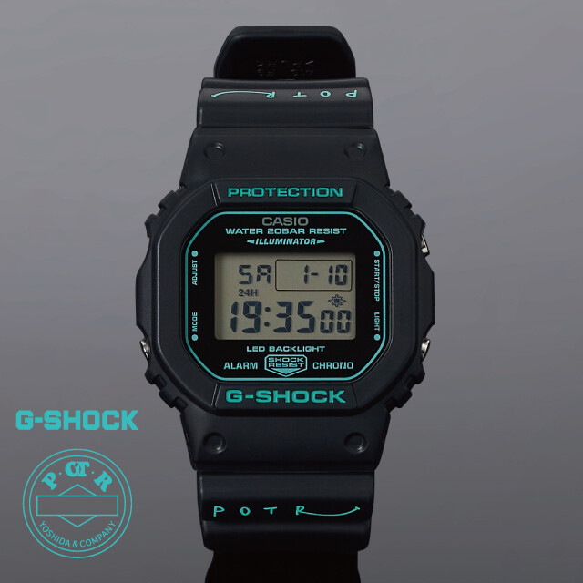 1/10発売「G-SHOCK × POTR」の詳細を確認！バックライトに浮かび上がる