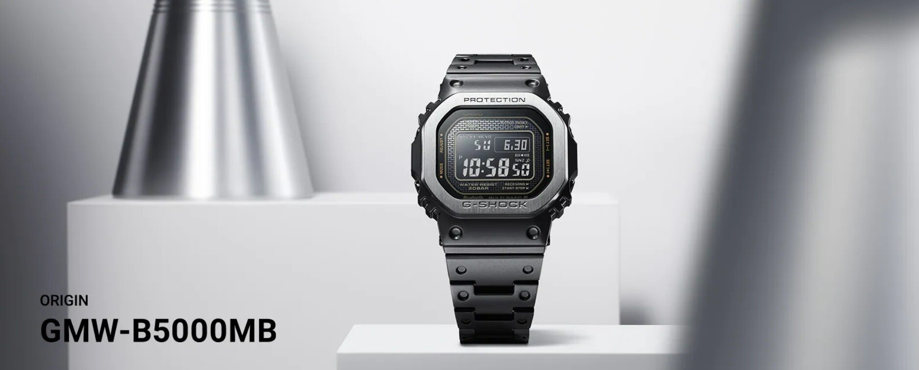 G-SHOCK公式サイトトップに「GMW-B5000MB-1JF」のスペシャル