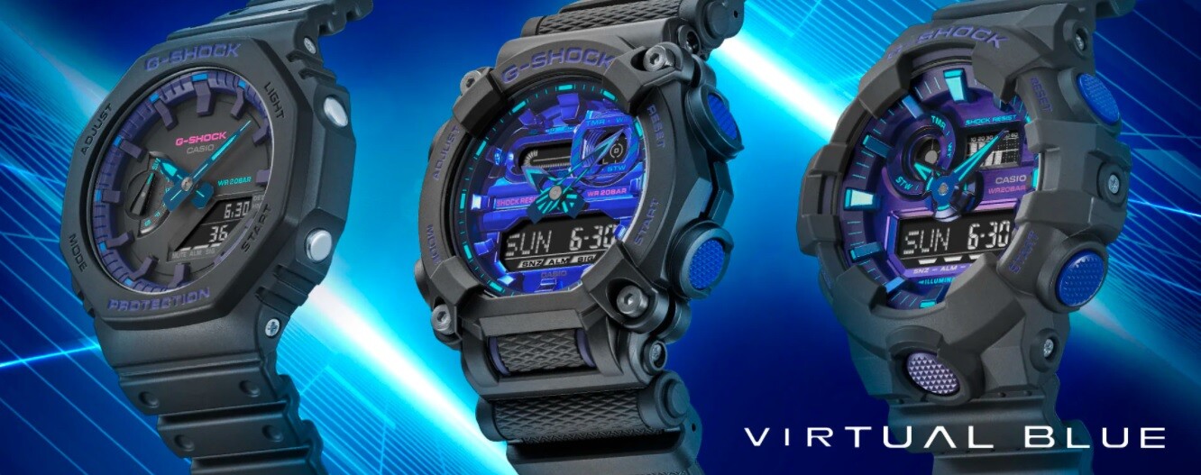 バーチャルの世界を表現した「GA-2100VB-1AJF」が生産終了