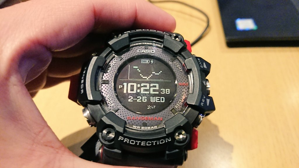 G-SHOCK G-SQUAD GBD-H1000  8JR  ジーショック