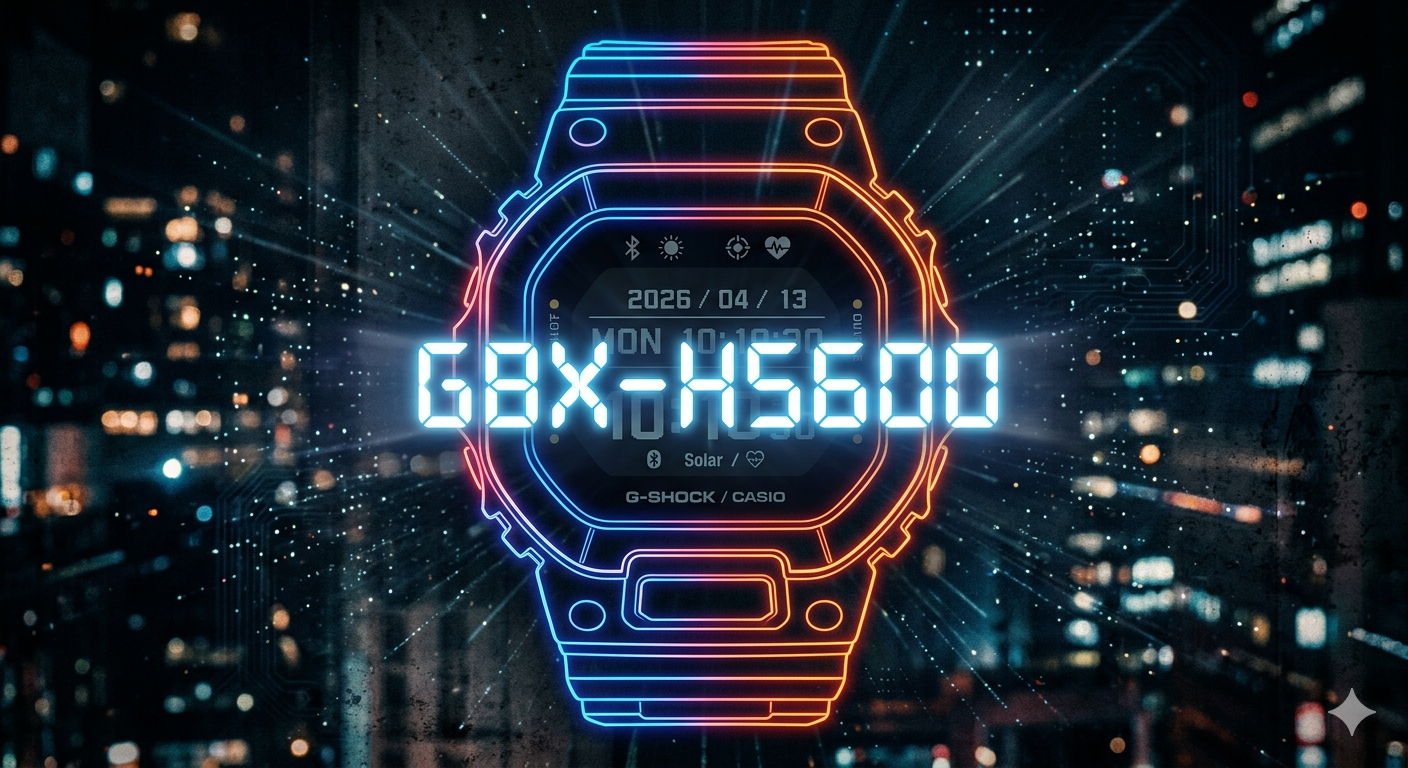 高精細MIP液晶、光学式心拍計搭載の「GBX-H5600」の発売は間もなくか