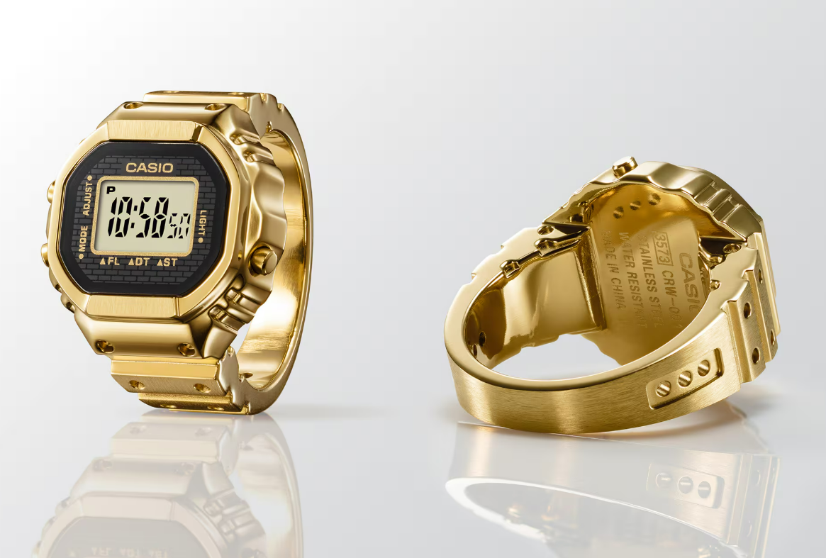 新品　CASIO RING WATCH カシオ リングウォッチ G-SHOCK CASIO》 CASIO RING WATCH カシオ リングウオッチ CRW-001-1JR