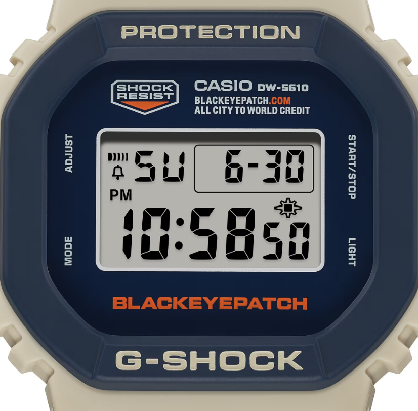 G-SHOCK BlackEyePatch コラボレーションモデル DW-5610BEP-2JR