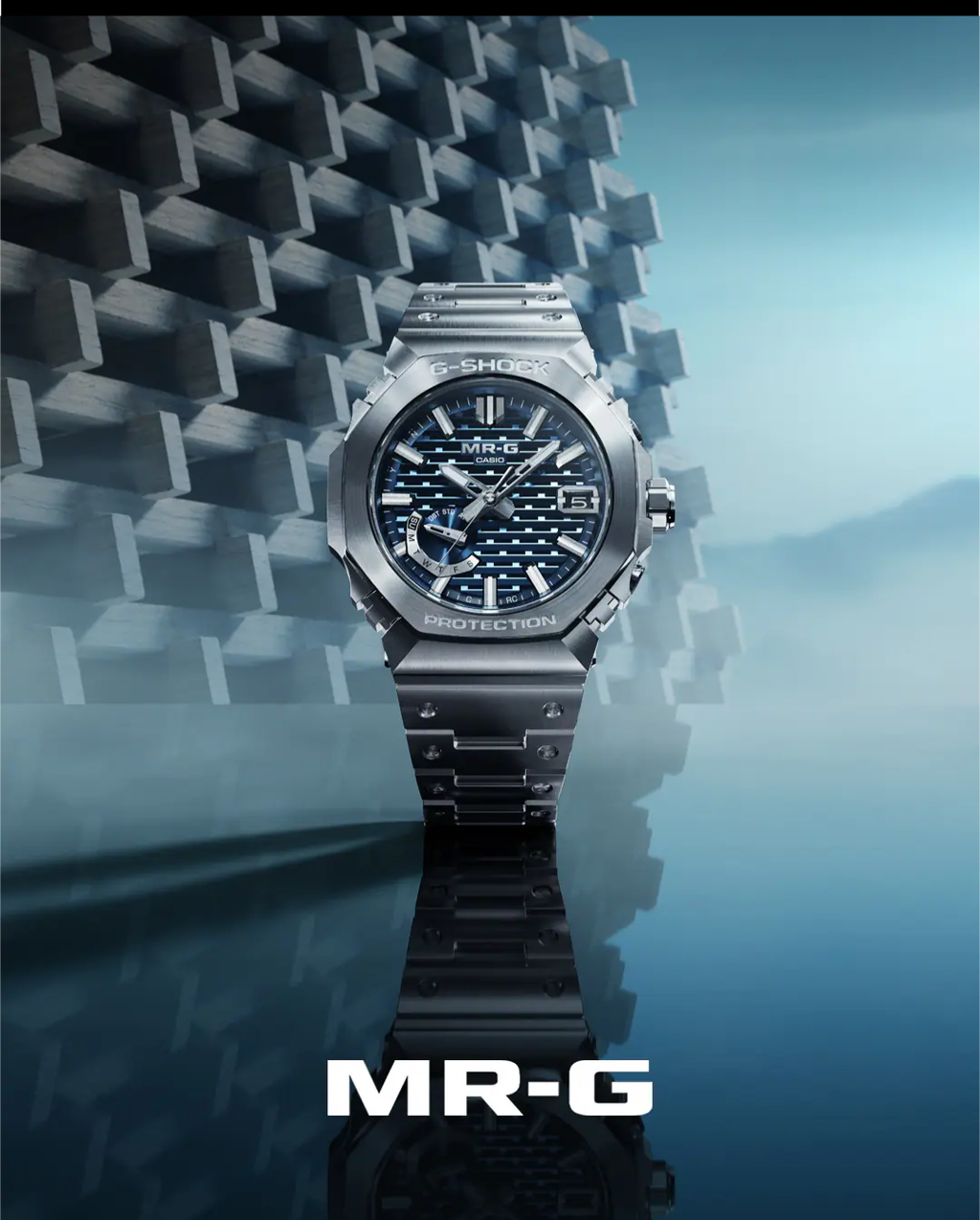 本日発表！新型MR-Gカシオーク「MRG-B2100D-2A」。山形県の国宝”五重塔