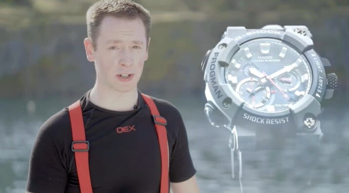 G-SHOCK UKが英国海軍コラボフロッグマンを使った実証ダイビング実施