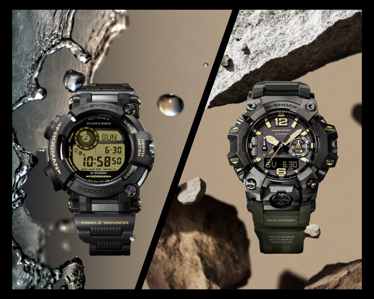 9月新作G-SHOCK】タンカラーをアクセントにしたフロッグマン「GWF