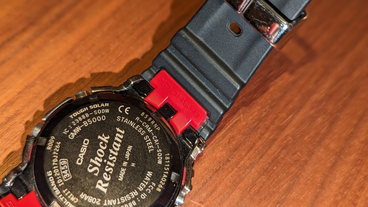 CASIO公式動画を参考に「GMW-B5000-1JF」をお手入れ！綺麗になった 