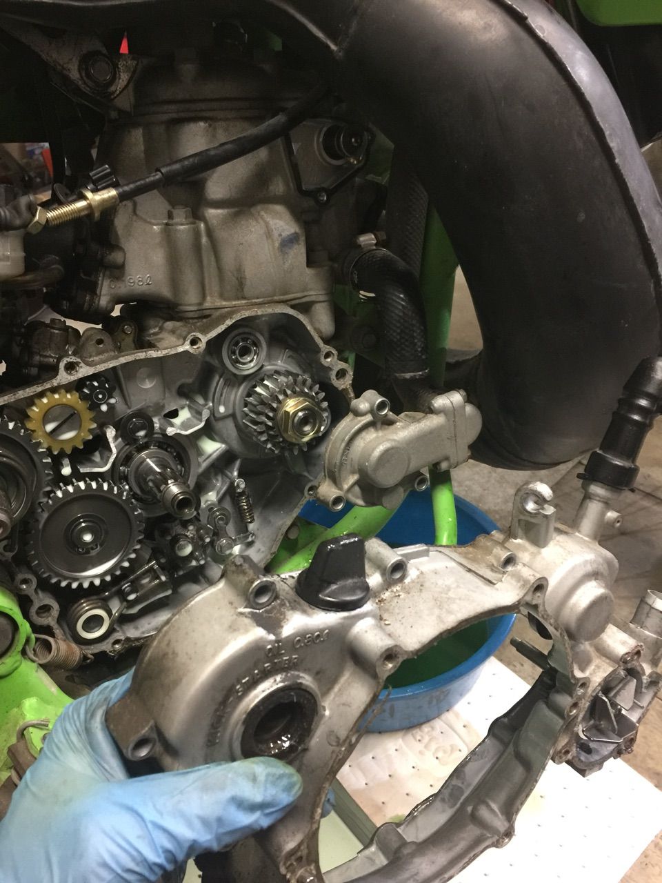 KDX200 ウォーターポンプを修理 : GS750レストア生活