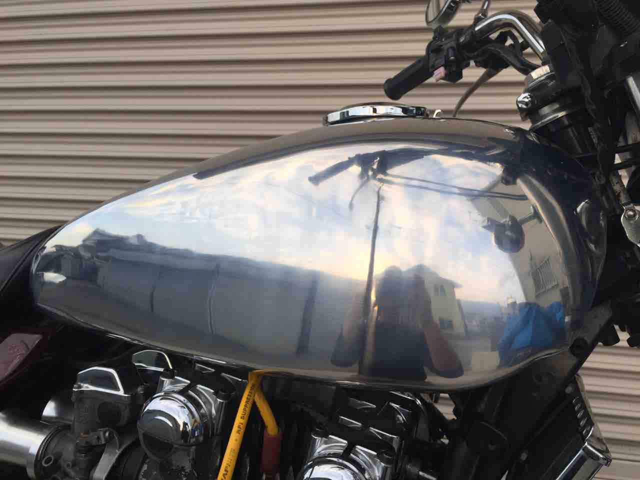 Z1000LTDにアルミ製燃料タンクを装着 : GS750レストア生活