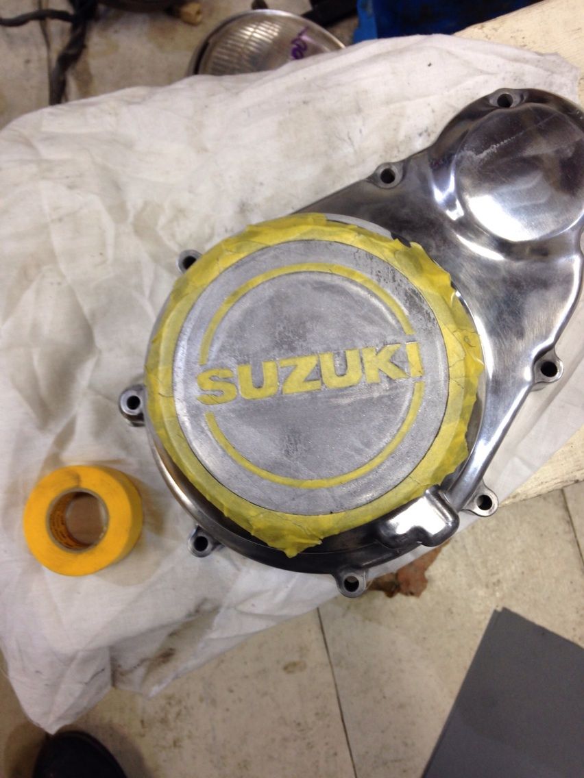 34日目 ジェネレーターカバー塗装 : GS750レストア生活