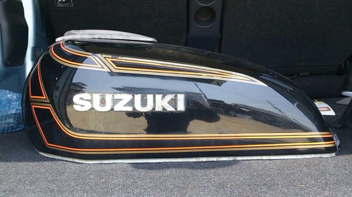 GS450L 強め やられ塗装外装 SUZUKI ガソリンタンク