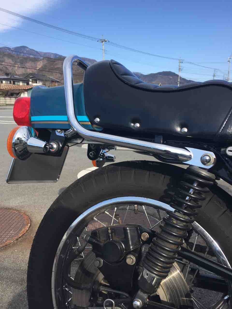 GS750 タンデムバー グラブバー